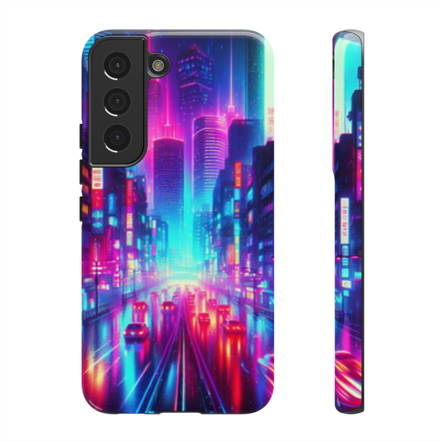 Neon City Phone Tough Cases