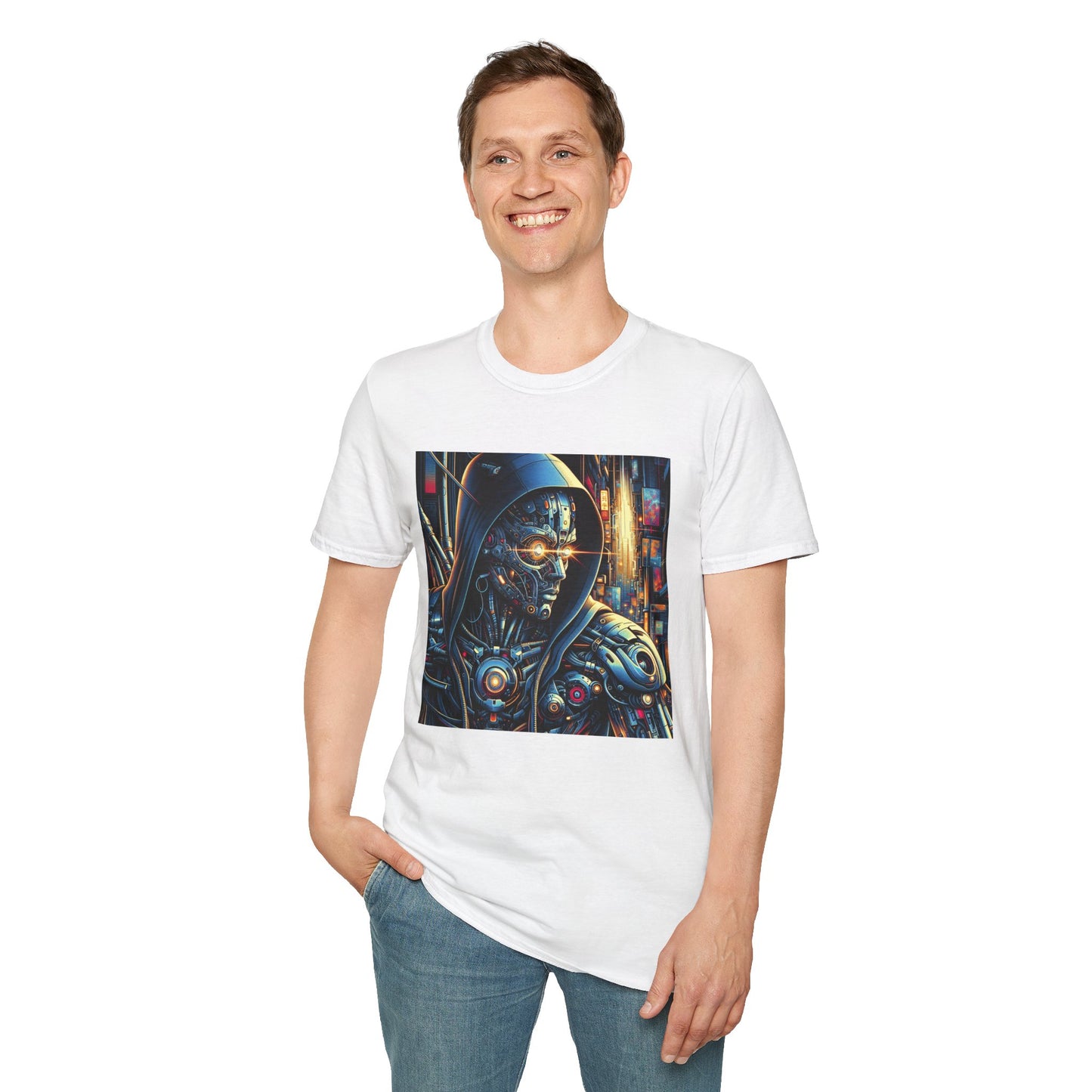 Cyberpunk Cyborg Unisex Softstyle T-Shirt