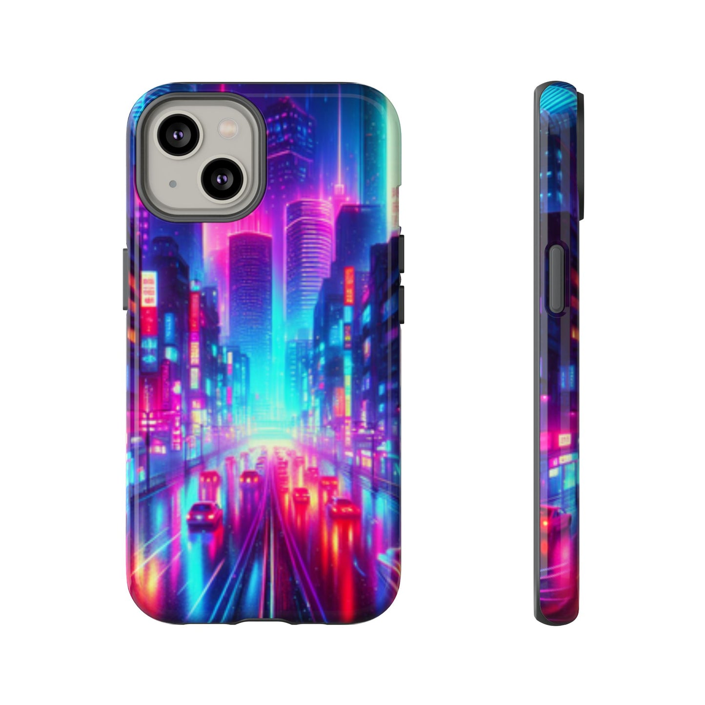 Neon City Phone Tough Cases