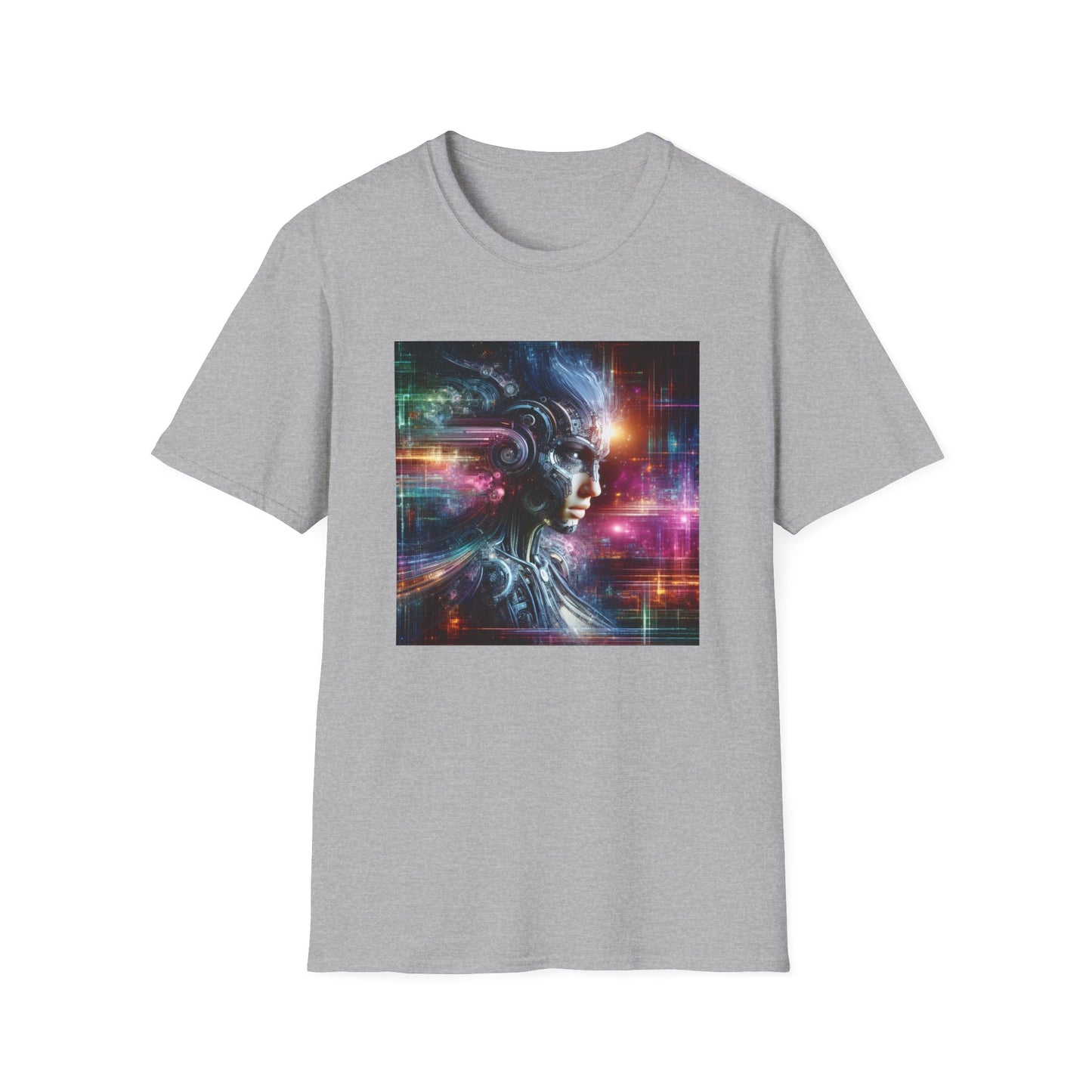 Cyberpunk Female Unisex Softstyle T-Shirt