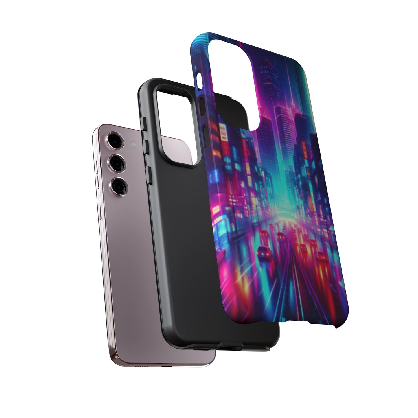 Neon City Phone Tough Cases