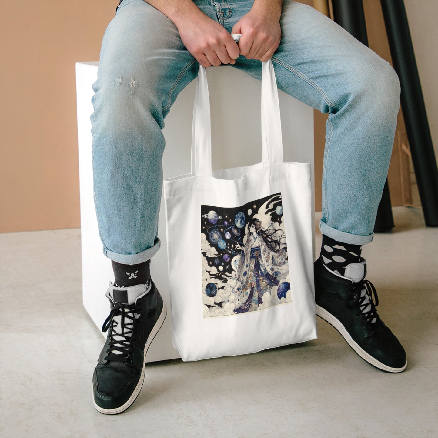 Lady of the Universe Cotton Tote Bag