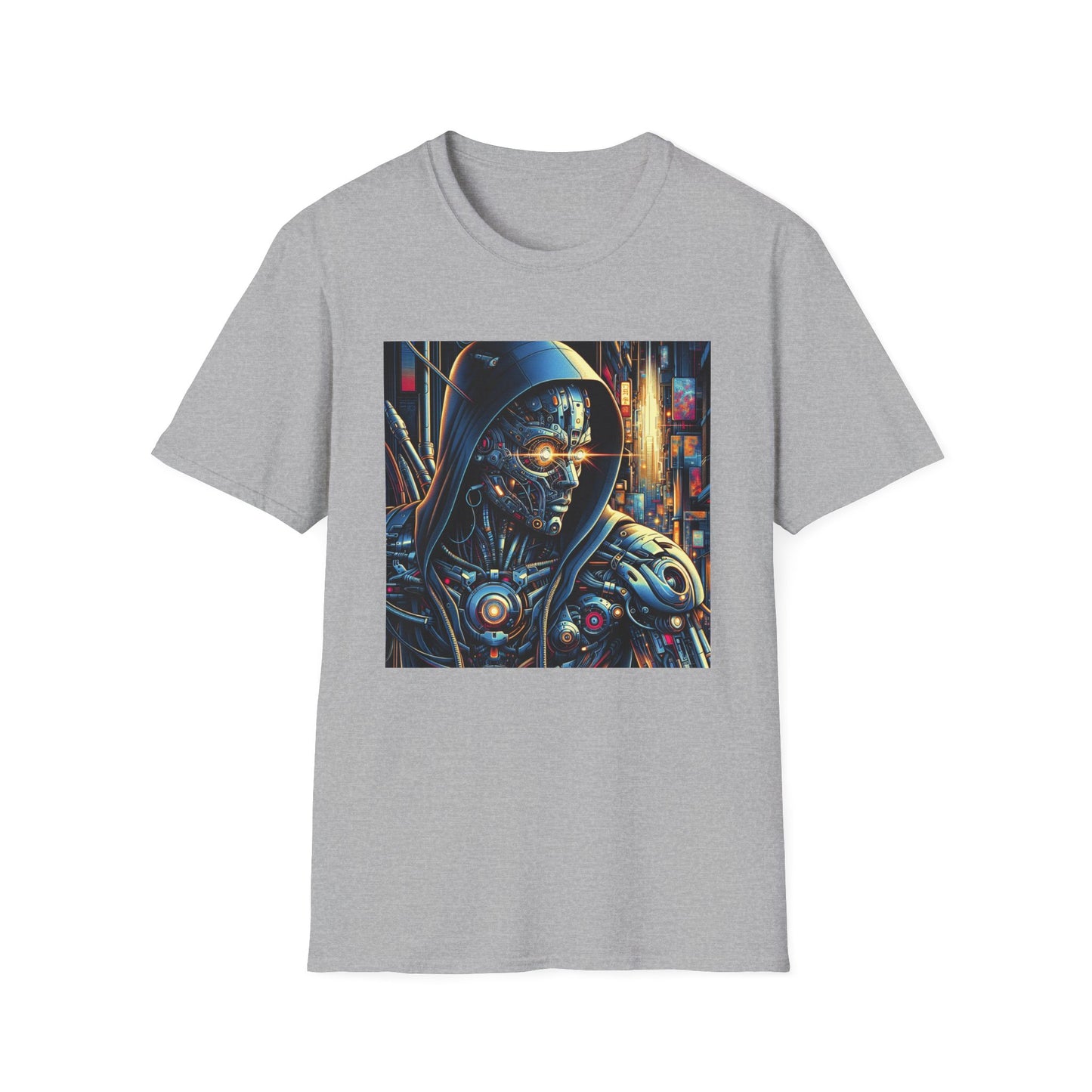 Cyberpunk Cyborg Unisex Softstyle T-Shirt