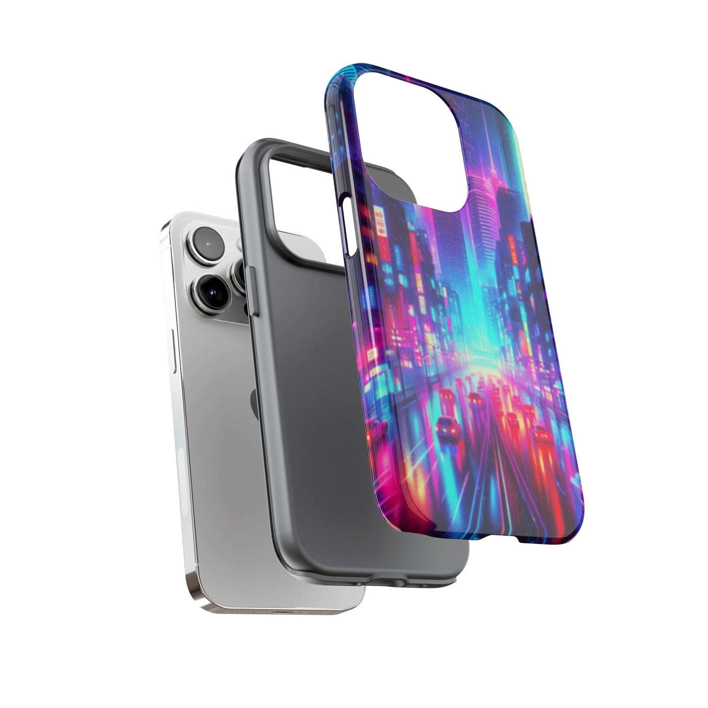 Neon City Phone Tough Cases