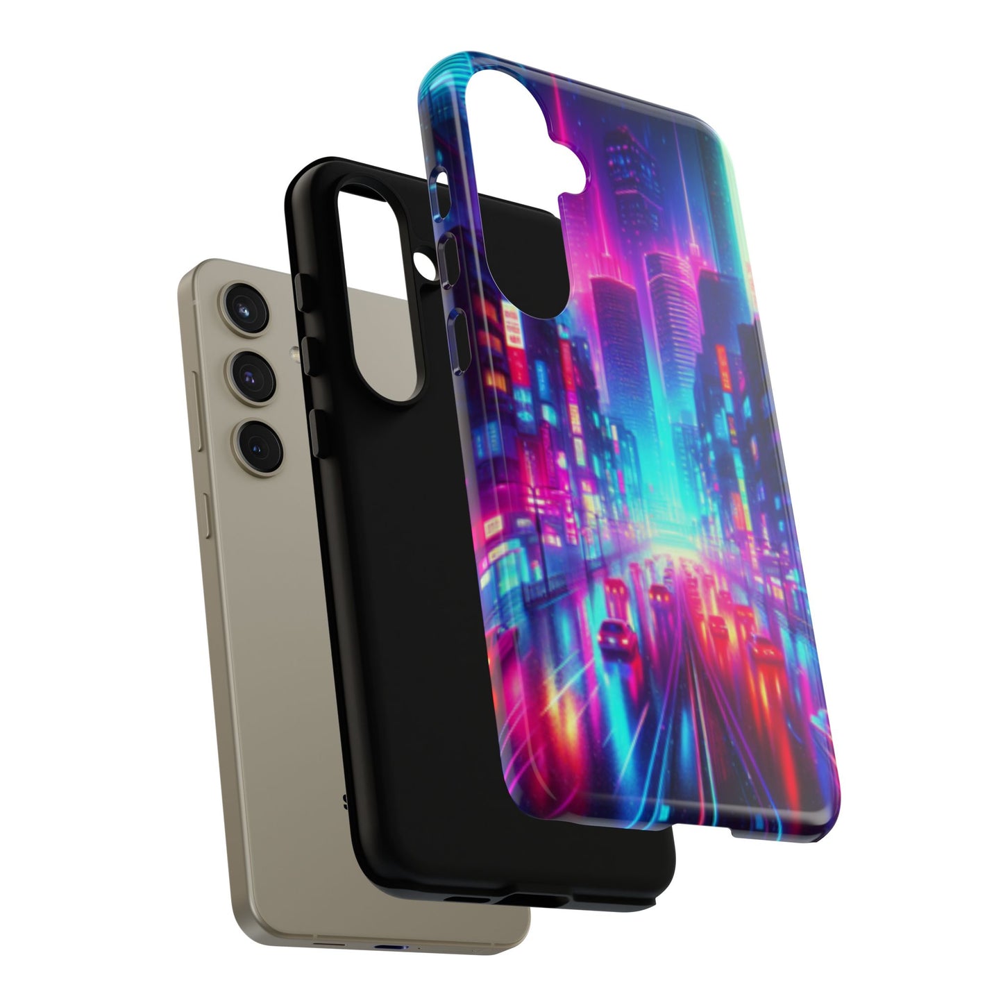 Neon City Phone Tough Cases